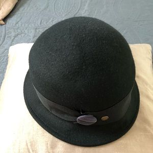 Goorin Bros. Blacks Felt Fredora Hat Women’s L NWT